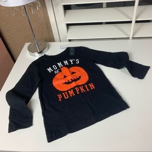 NWT The Children’s Place unisex pumpkin print long sleeve tee